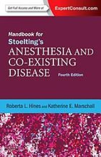 Image of Handbook for Stoelting's anesthesia and co-existing disease